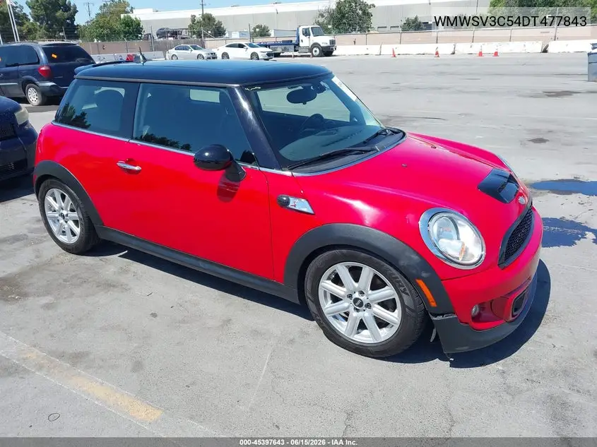 2013 Mini Hardtop Cooper S VIN: WMWSV3C54DT477843 Lot: 45397643