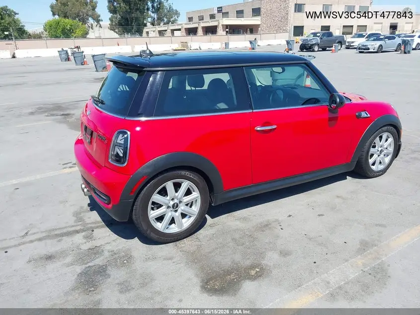 2013 Mini Hardtop Cooper S VIN: WMWSV3C54DT477843 Lot: 45397643