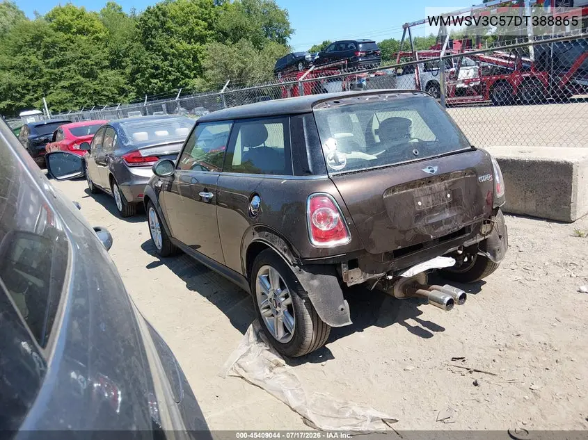 2013 Mini Hardtop Cooper S VIN: WMWSV3C57DT388865 Lot: 45409044