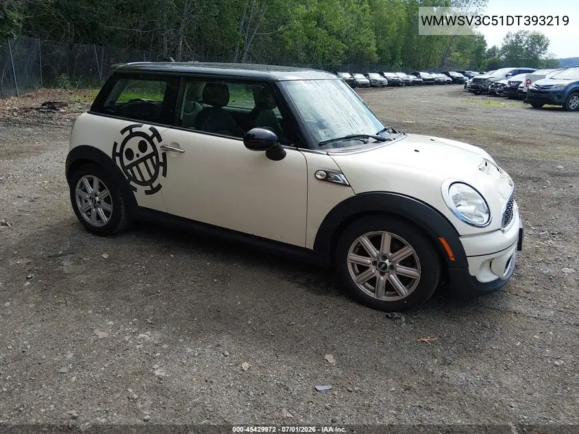 2013 Mini Hardtop Cooper S VIN: WMWSV3C51DT393219 Lot: 45429972
