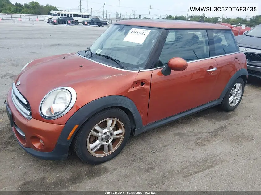 2013 Mini Hardtop Cooper VIN: WMWSU3C57DT683435 Lot: 45443611