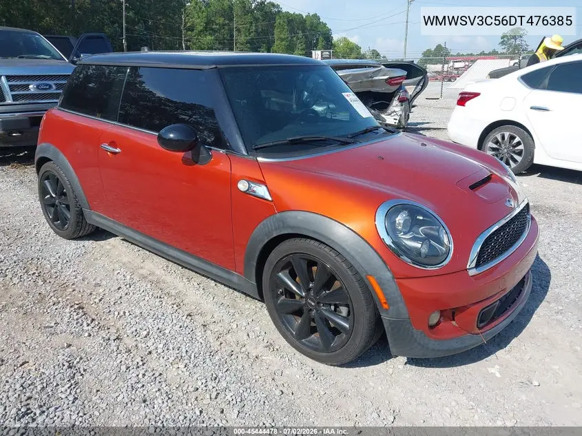 2013 Mini Hardtop Cooper S VIN: WMWSV3C56DT476385 Lot: 45444478