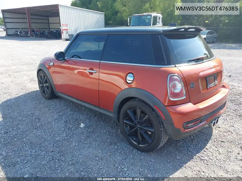 2013 Mini Hardtop Cooper S VIN: WMWSV3C56DT476385 Lot: 45444478
