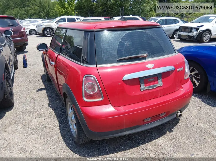 2013 Mini Hardtop Cooper VIN: WMWSU3C58DT679054 Lot: 45447971
