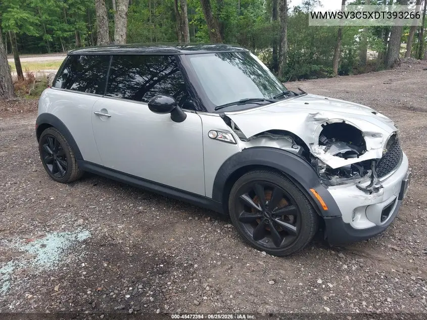 2013 Mini Hardtop Cooper S VIN: WMWSV3C5XDT393266 Lot: 45472394