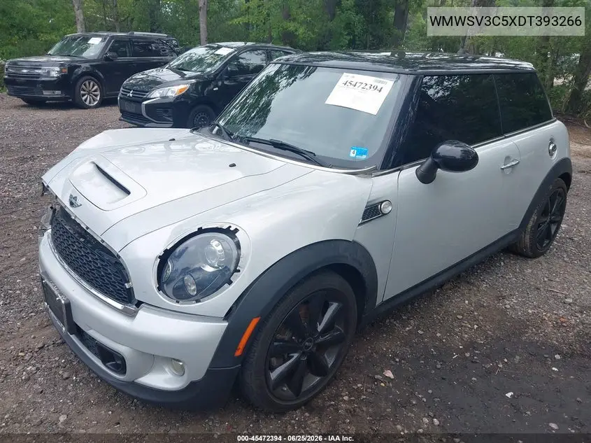 2013 Mini Hardtop Cooper S VIN: WMWSV3C5XDT393266 Lot: 45472394