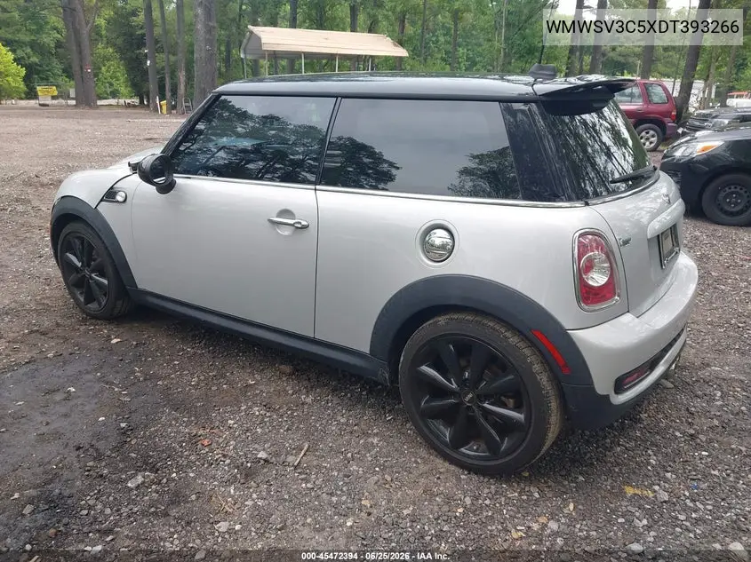 2013 Mini Hardtop Cooper S VIN: WMWSV3C5XDT393266 Lot: 45472394
