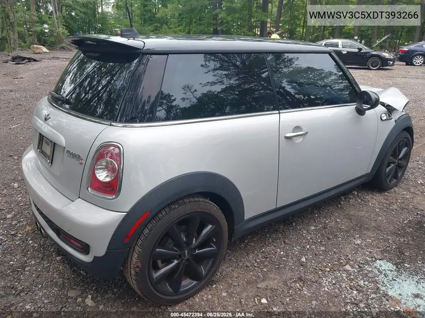 2013 Mini Hardtop Cooper S VIN: WMWSV3C5XDT393266 Lot: 45472394