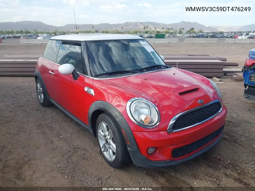 2013 Mini Hardtop Cooper S VIN: WMWSV3C59DT476249 Lot: 45474640