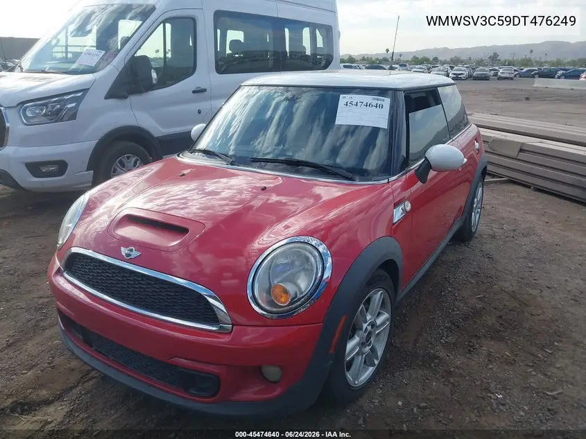 2013 Mini Hardtop Cooper S VIN: WMWSV3C59DT476249 Lot: 45474640