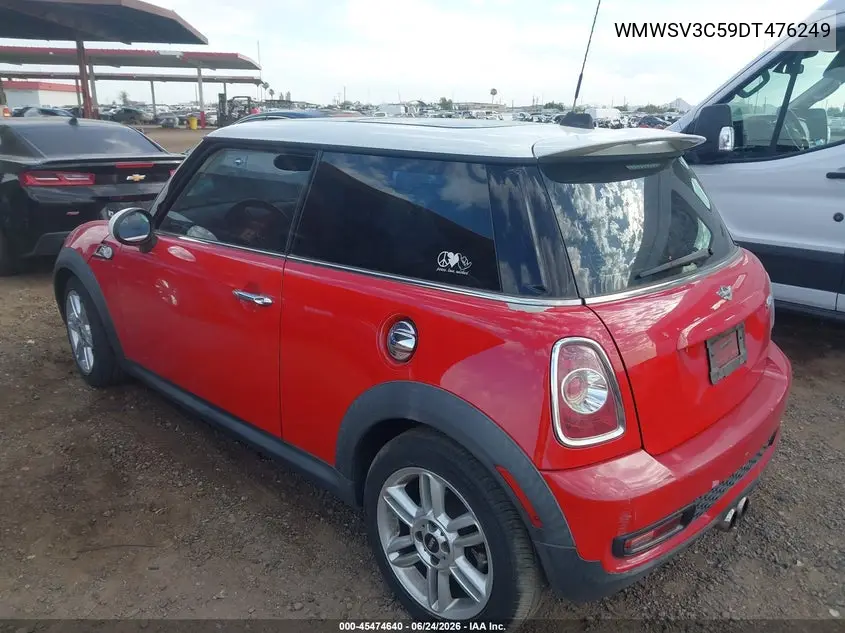 2013 Mini Hardtop Cooper S VIN: WMWSV3C59DT476249 Lot: 45474640