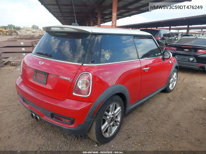 2013 Mini Hardtop Cooper S VIN: WMWSV3C59DT476249 Lot: 45474640