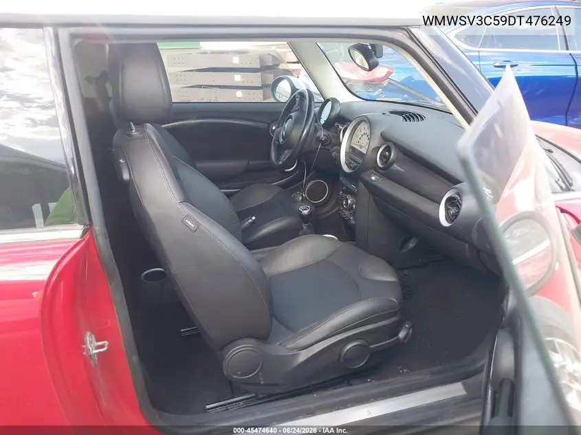 2013 Mini Hardtop Cooper S VIN: WMWSV3C59DT476249 Lot: 45474640