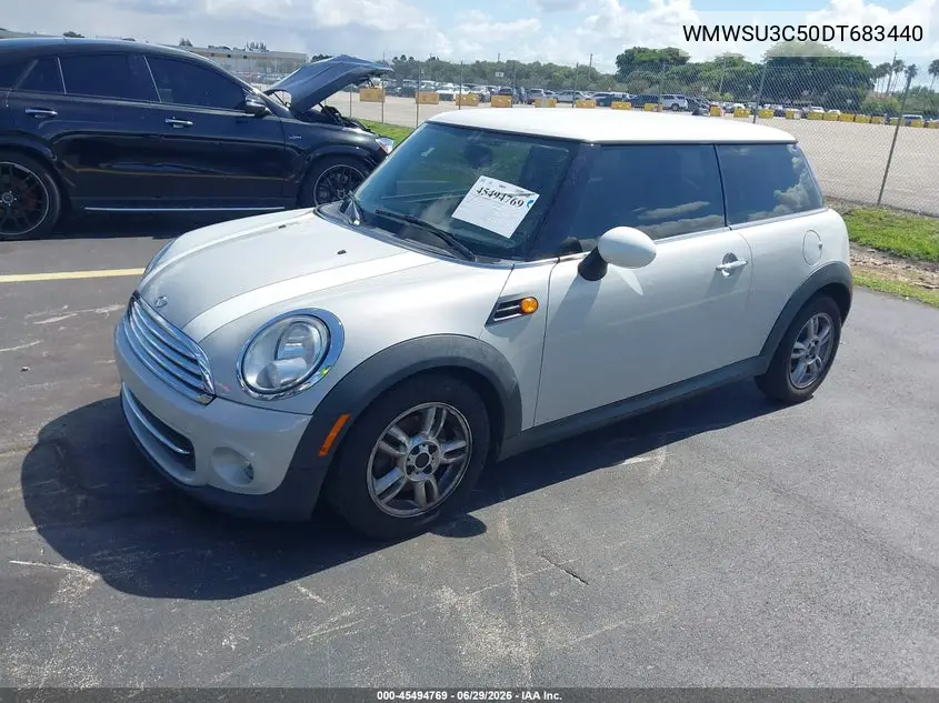 2013 Mini Hardtop Cooper VIN: WMWSU3C50DT683440 Lot: 45494769