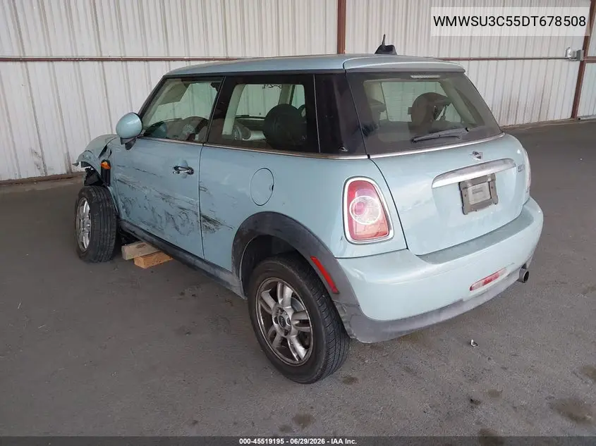 2013 Mini Hardtop Cooper VIN: WMWSU3C55DT678508 Lot: 45519195