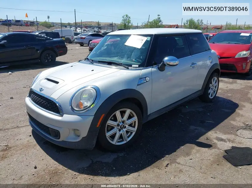 2013 Mini Hardtop Cooper S VIN: WMWSV3C59DT389046 Lot: 45545578