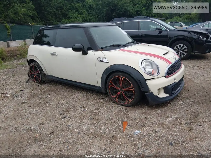 2013 Mini Hardtop Cooper S VIN: WMWSV3C55DT395989 Lot: 45565034