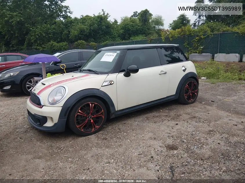 2013 Mini Hardtop Cooper S VIN: WMWSV3C55DT395989 Lot: 45565034