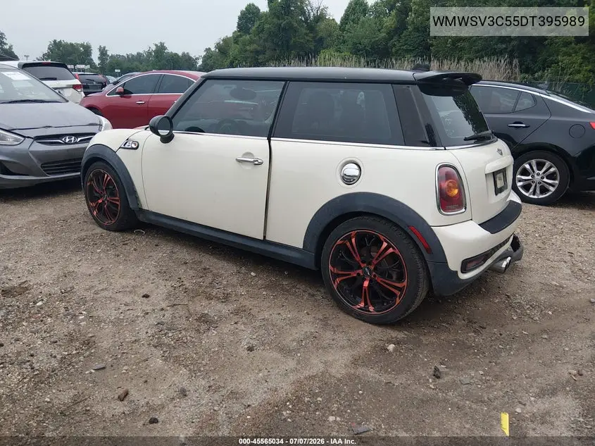 2013 Mini Hardtop Cooper S VIN: WMWSV3C55DT395989 Lot: 45565034