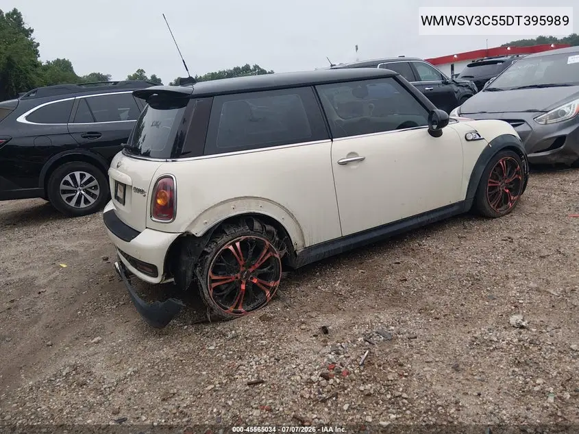 2013 Mini Hardtop Cooper S VIN: WMWSV3C55DT395989 Lot: 45565034