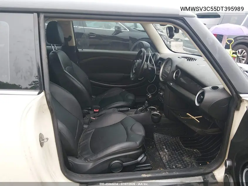 2013 Mini Hardtop Cooper S VIN: WMWSV3C55DT395989 Lot: 45565034
