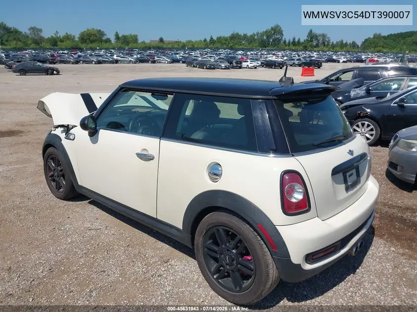 2013 Mini Hardtop Cooper S VIN: WMWSV3C54DT390007 Lot: 45631943