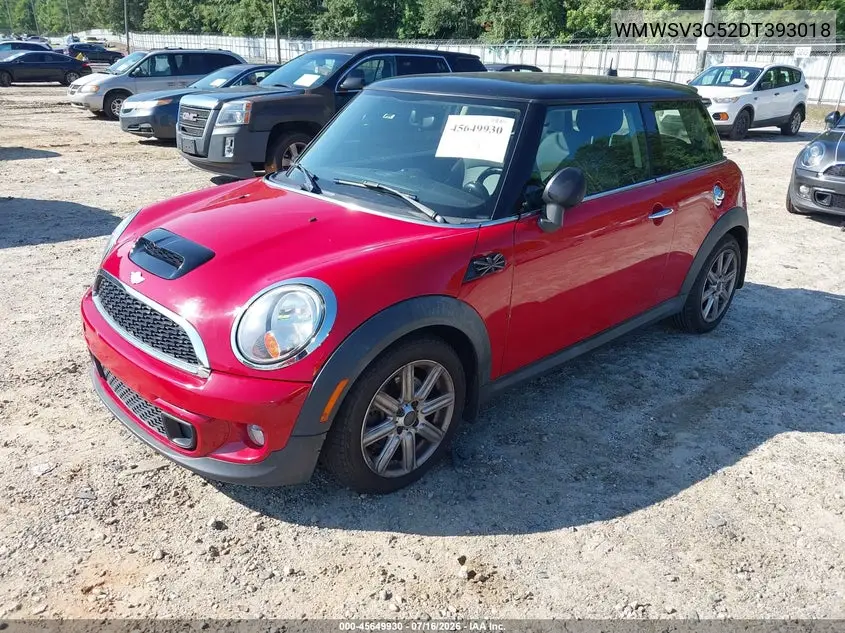 2013 Mini Hardtop Cooper S VIN: WMWSV3C52DT393018 Lot: 45649930