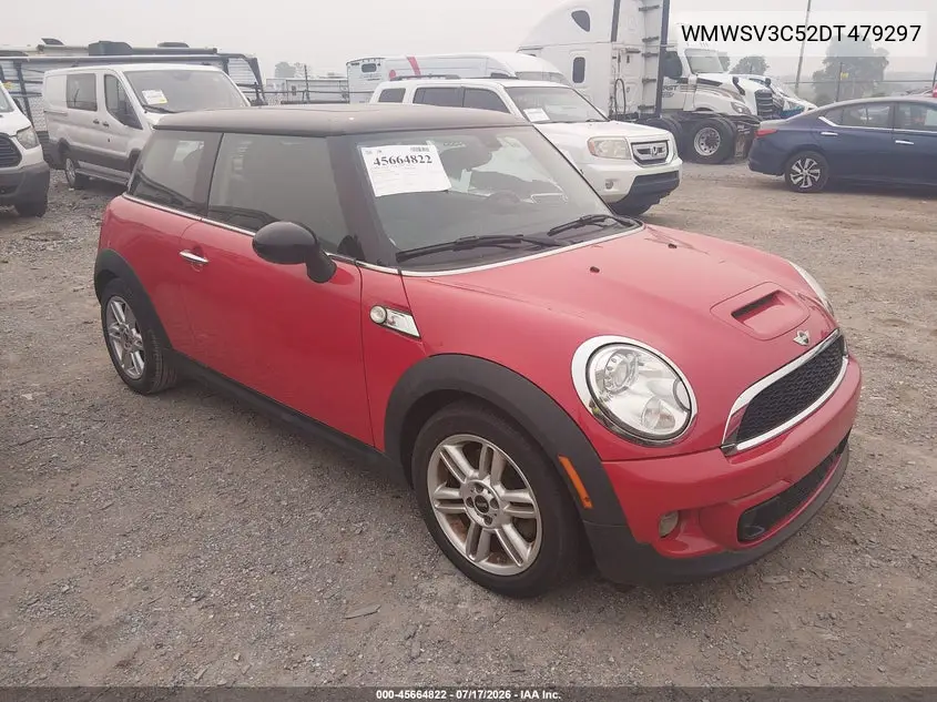 2013 Mini Hardtop Cooper S VIN: WMWSV3C52DT479297 Lot: 45664822