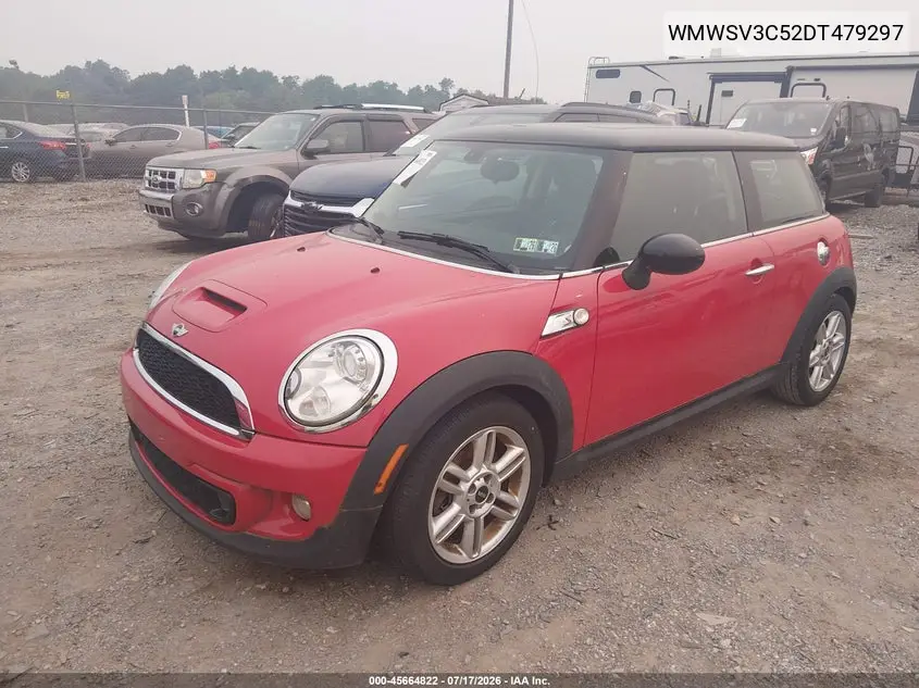 2013 Mini Hardtop Cooper S VIN: WMWSV3C52DT479297 Lot: 45664822