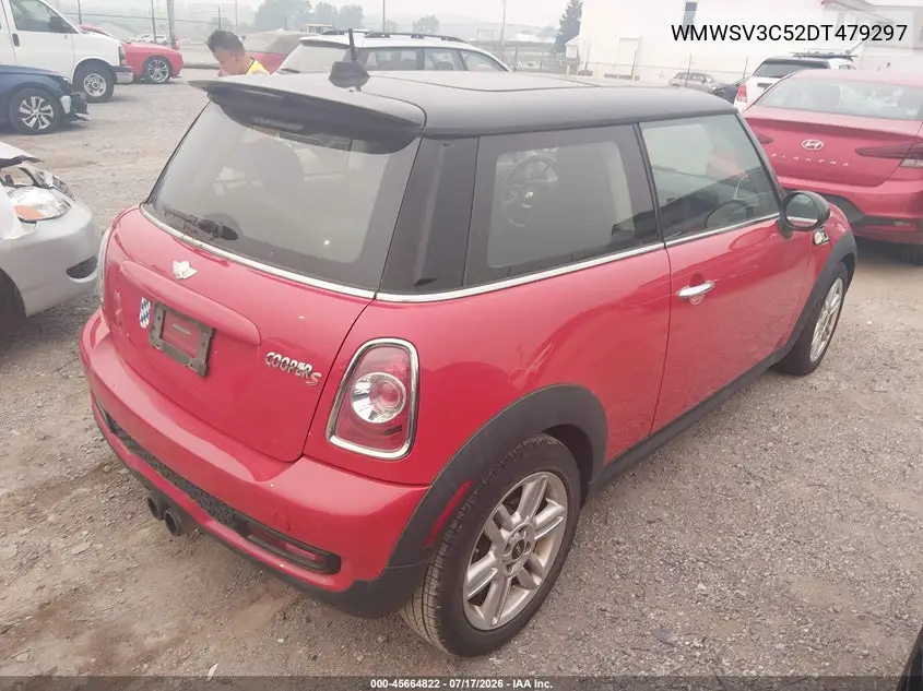 2013 Mini Hardtop Cooper S VIN: WMWSV3C52DT479297 Lot: 45664822