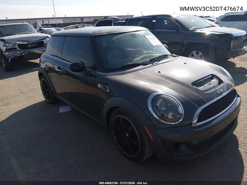 2013 Mini Hardtop Cooper S VIN: WMWSV3C52DT476674 Lot: 45682186