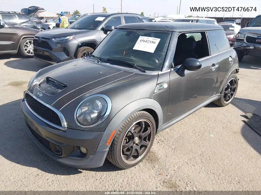 2013 Mini Hardtop Cooper S VIN: WMWSV3C52DT476674 Lot: 45682186