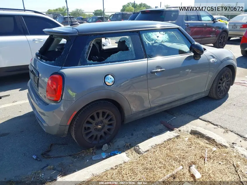 2014 Mini Hardtop Cooper S VIN: WMWXM7C51ET970672 Lot: 45092792