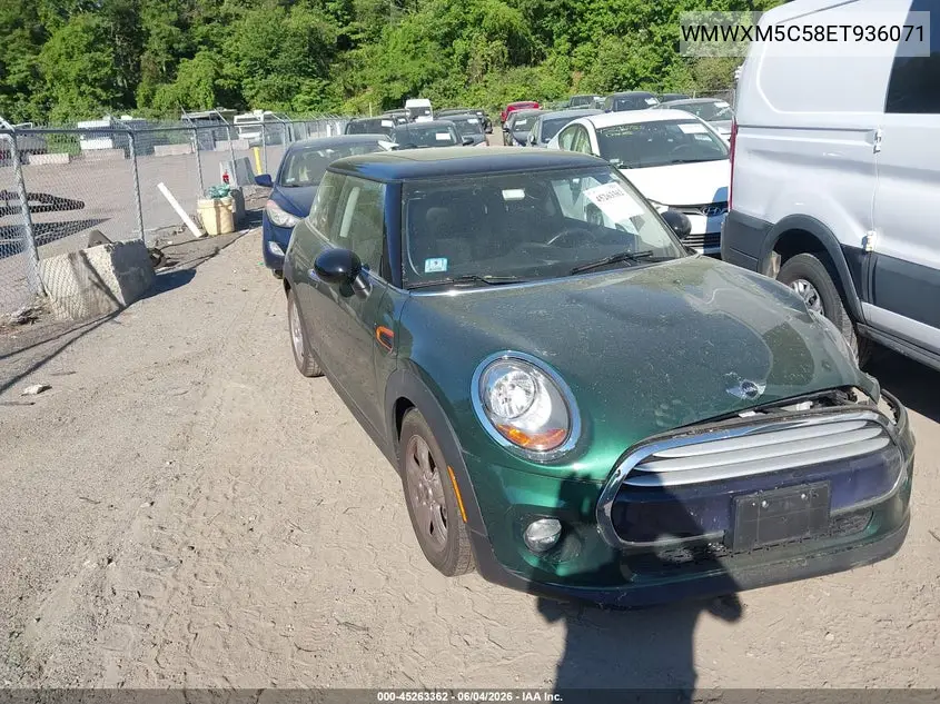 2014 Mini Hardtop Cooper VIN: WMWXM5C58ET936071 Lot: 45263362