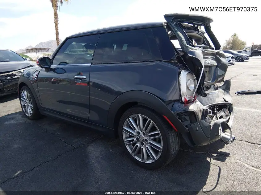 2014 Mini Hardtop Cooper S VIN: WMWXM7C56ET970375 Lot: 45281942