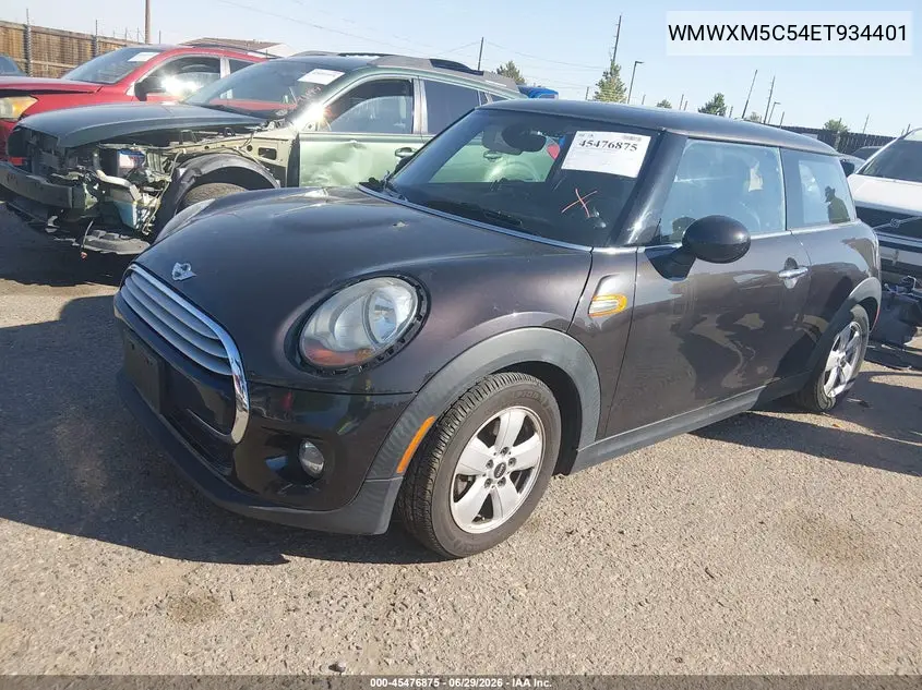 2014 Mini Hardtop Cooper VIN: WMWXM5C54ET934401 Lot: 45476875