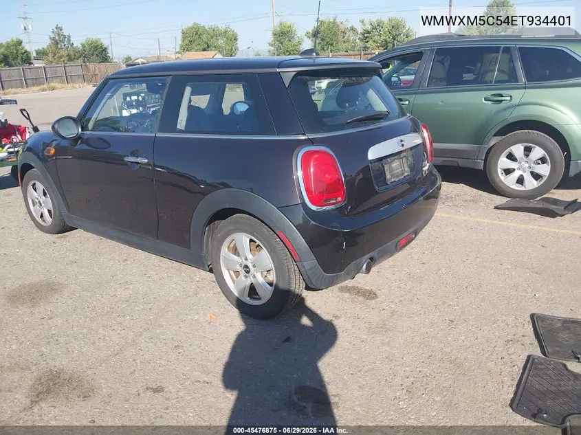 2014 Mini Hardtop Cooper VIN: WMWXM5C54ET934401 Lot: 45476875