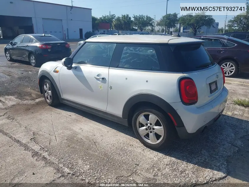 2014 Mini Hardtop Cooper VIN: WMWXM5C57ET932741 Lot: 45483158