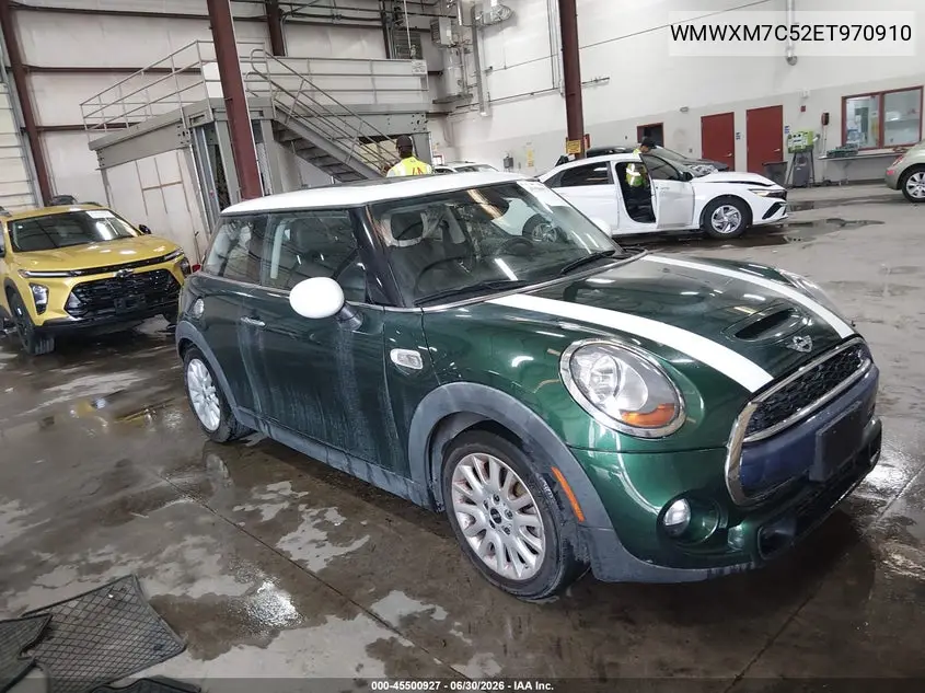 2014 Mini Hardtop Cooper S VIN: WMWXM7C52ET970910 Lot: 45500927