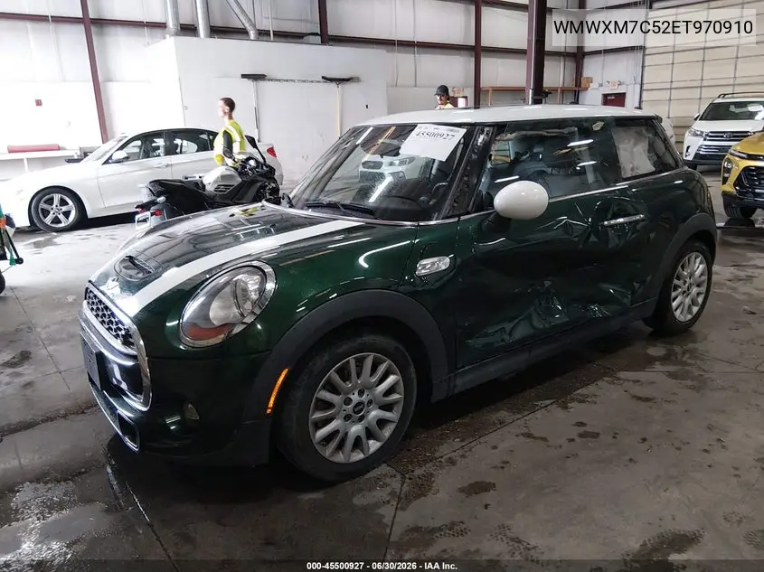 2014 Mini Hardtop Cooper S VIN: WMWXM7C52ET970910 Lot: 45500927