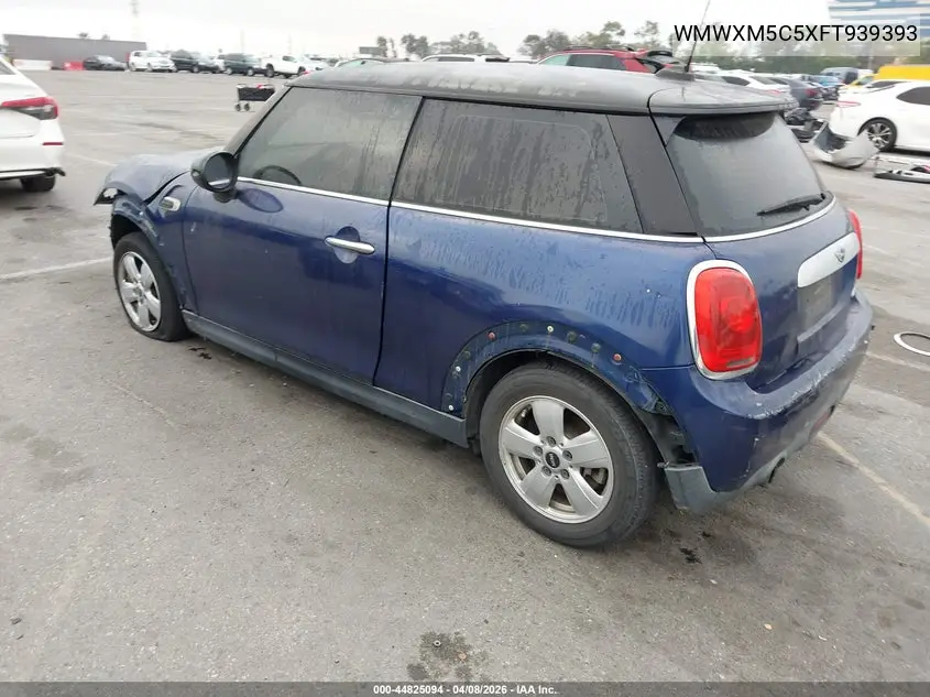 2015 Mini Hardtop Cooper VIN: WMWXM5C5XFT939393 Lot: 44825094