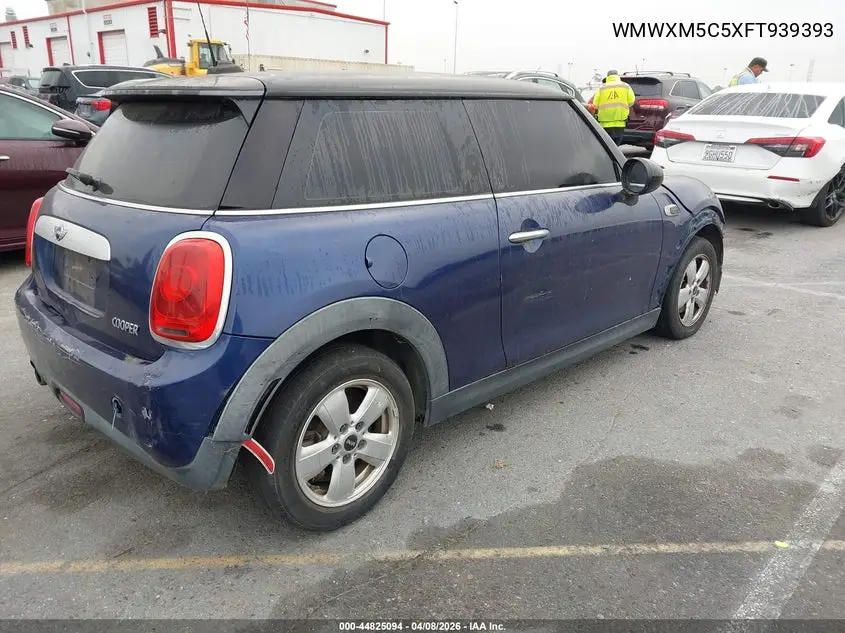 2015 Mini Hardtop Cooper VIN: WMWXM5C5XFT939393 Lot: 44825094