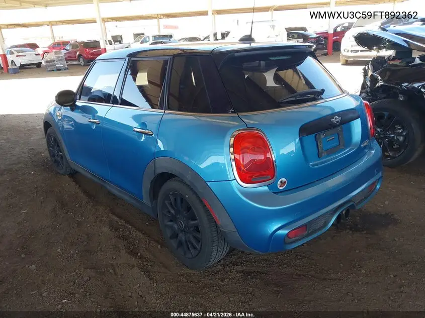 2015 Mini Hardtop Cooper S VIN: WMWXU3C59FT892362 Lot: 44875637