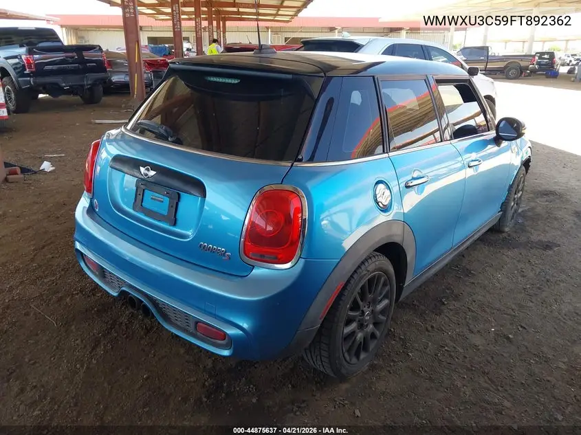 2015 Mini Hardtop Cooper S VIN: WMWXU3C59FT892362 Lot: 44875637