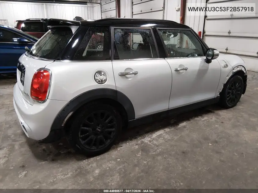 2015 Mini Hardtop Cooper S VIN: WMWXU3C53F2B57918 Lot: 44890577