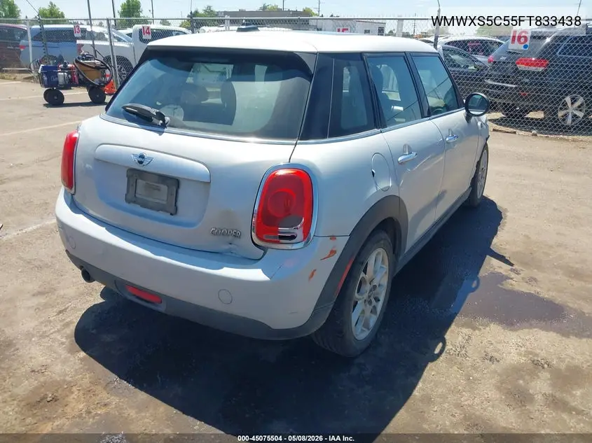 2015 Mini Hardtop Cooper VIN: WMWXS5C55FT833438 Lot: 45075504