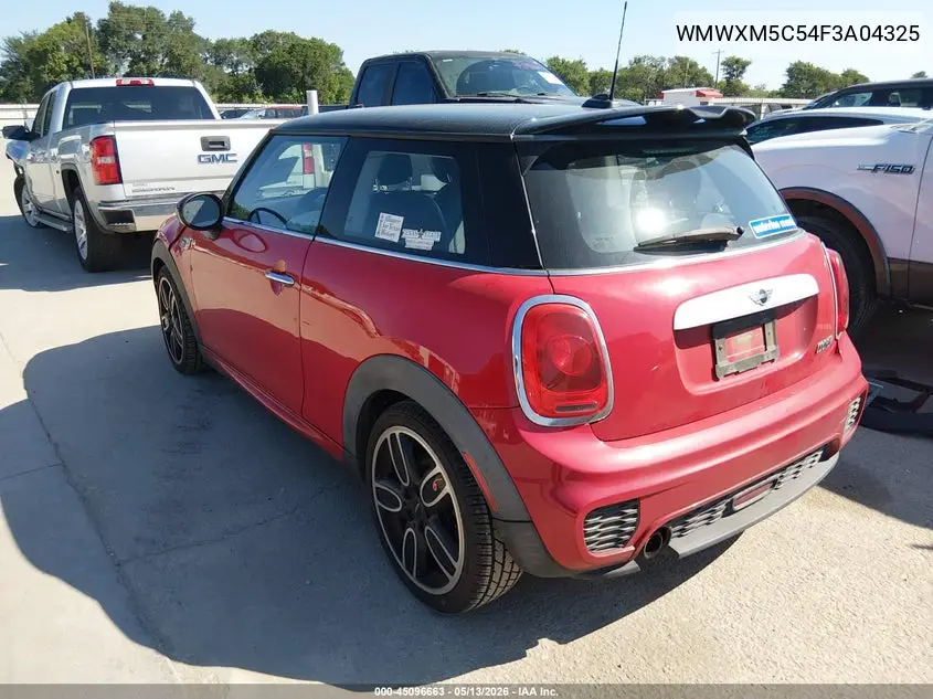 2015 Mini Hardtop Cooper VIN: WMWXM5C54F3A04325 Lot: 45096663