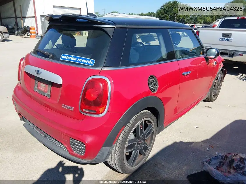 2015 Mini Hardtop Cooper VIN: WMWXM5C54F3A04325 Lot: 45096663