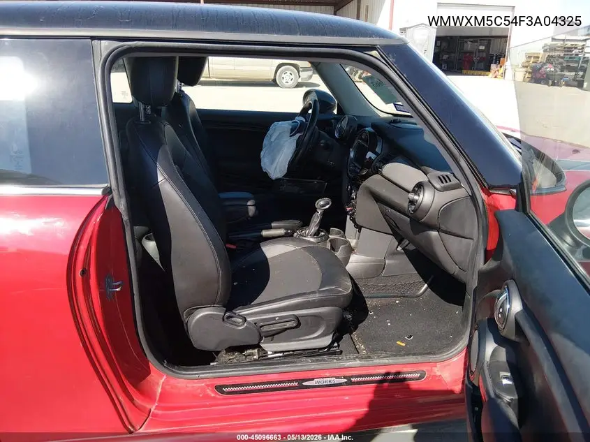2015 Mini Hardtop Cooper VIN: WMWXM5C54F3A04325 Lot: 45096663