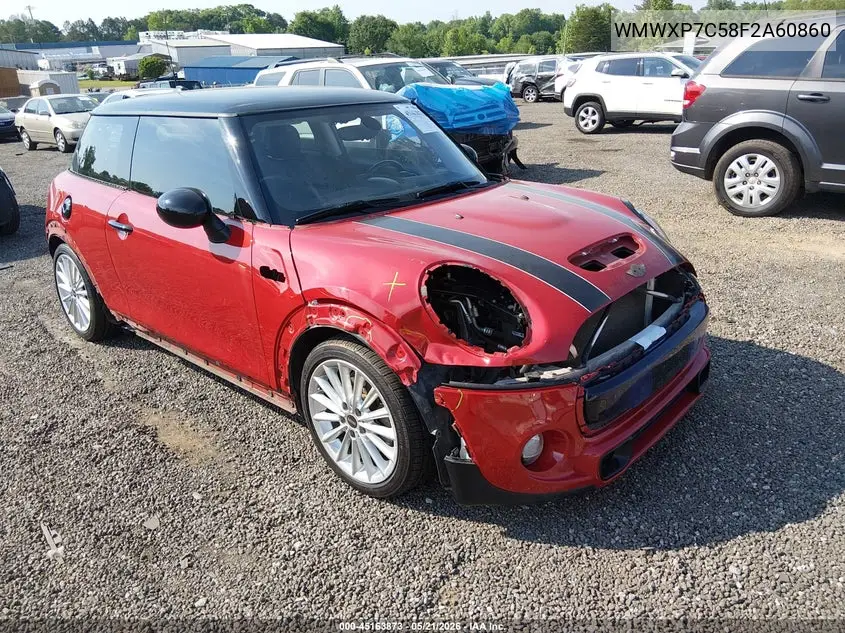2015 Mini Hardtop Cooper S VIN: WMWXP7C58F2A60860 Lot: 45163873